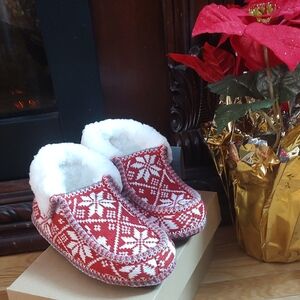 Red&White Slippers